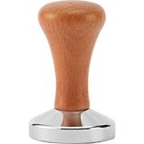 Çelik Ahşap 58 mm Espresso Makinesi Tamperi Barista Ekipmanı MT136 - Acı Kahve