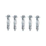 Çelik Alçıpan Boşluk Dübel Frt Tuğla Duvar Bims Paraşüt Dübeli 6X52 Metal 5 Adet - 1