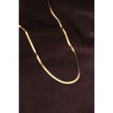Çelik Altın Renk 60 Cm İtalyan Zincir Kolye - Ebj260808w46185