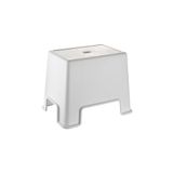 Çelik Ayna Beyaz Çok Amaçlı Plastik Banyo Taburesi CLK128 FMA07260