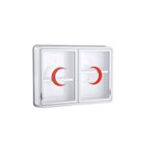 Çelik Ayna CLK156 2 Kapaklı Ecza Dolabı