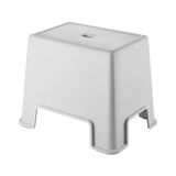 Çelik Ayna Lüx Banyo Taburesi Çok Amaçlı Tabure Açık Gri- 480