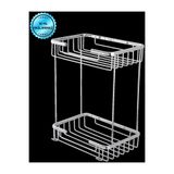 ÇELİK BANYO 25-022 - TACİ İKİLİ KARE ŞAMPUANLIK 22X15 CM