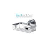 ÇELİK BANYO Dilek Sabunluk Oval Pirinç Malzeme ( 10 Yıl Garantili )