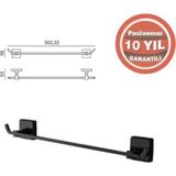 Çelik Banyo Ku10-006.4 Kumru Uzun Havluluk 50Cm Siyah