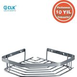 Çelik Banyo Paslanmaz Çelik Erpa 1’li 19x19 Cm Şampuanlık Köşe Süngerlik