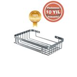ÇELİK BANYO Paslanmaz Çelik Taci 1’li 23x15 Cm Şampuanlık Köşe Süngerlik