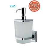 ÇELİK BANYO Paslanmaz Komple Pirinç Camlı Kumru Montajlı Sıvı Sabunluk
