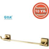 ÇELİK BANYO Paslanmaz Pirinç 50 Cm Kumru Uzun Havluluk 50 Cm Altın