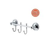 Çelik Banyo Paslanmaz Pirinç Bella Çıkmalı 3’lü Set Askılık (10 Yıl Garantili) Beyaz