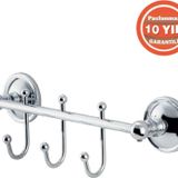 Çelik Banyo Paslanmaz Pirinç Bella Çıkmalı 3’lü Set Askılık (10 Yıl Garantili)