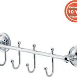 Çelik Banyo Paslanmaz Pirinç Bella Çıkmalı 4’lü Set Askılık (10 Yıl Garantili)