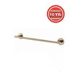 ÇELİK BANYO Paslanmaz Pirinç Flora 50 Cm Uzun Havluluk Altın Gold