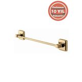 ÇELİK BANYO Paslanmaz Pirinç Kumru 50 Cm Uzun Havluluk Altın Gold
