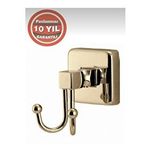 Çelik Banyo Paslanmaz Pirinç Kumru Bornozluk Havlu Askısı Altın Gold