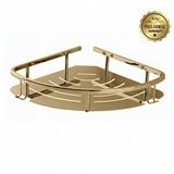 Çelik Banyo Paslanmaz Pirinç Marin 19x19 Cm Şampuanlık Süngerlik Köşelik Altn Gold Altın