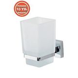 Çelik Banyo Paslanmaz Pirinç Tamay Diş Fırçalık Gümüş