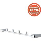 Çelik Banyo Paslanmaz Pirinç Titanik 4'lü Set Askılık Havlu Askısı