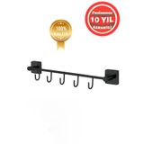 ÇELİK BANYO Paslanmaz Pirinç Vizyon 5^li Set Askılık Havlu Askısı