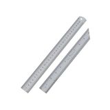 Çelik Cetvel 30 Cm İnç Ölçülü 3 Adet Paslanmaz Çelik Metal Çetvel 30 Santimetre Düz Kenar Kolay Çizimler İçin
