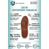 Çelik Destekli Ortopedik Tabanlık Tam Boy (1 Çift) - 37