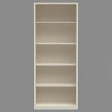 Çelik Dosya Dolabı Kapısız 80X50X195 Metal Dolap Ofis Dolapları Arşiv , Garaj , Bahçe , Kiler , Balkon - Beyaz