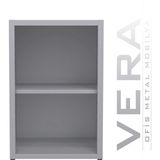 Çelik Dosya Dolabı Kapısız Evrak Dolabımetal Dolap Ofis Dolapları Arşiv 50X50X75 - Açık Gri