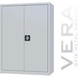 Çelik Dosya Dolabı Metal Dolap Ofis Dolapları Arşiv , Garaj , Bahçe , Kiler , Balkon 80X38X120 - Açık Gri