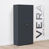 Çelik Dosya Dolabı Metal Dolap Ofis Dolapları Arşiv , Garaj , Bahçe , Kiler , Balkon - Antrasit
