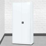 Çelik Dosya Dolabı Metal Dolap Ofis Dolapları Arşiv , Garaj , Bahçe , Kiler , Balkon - Beyaz
