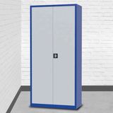 Çelik Dosya Dolabı Metal Dolap Ofis Dolapları - Mavi - Gri