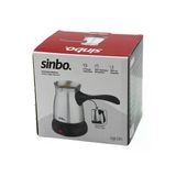 Çelik Elektrikli Cezve Türk Kahve Makinesi - 6FİNCAN=500ML 360 Derece Kablosuz Kullanım Katlanır Kulp 600W SCM-2991