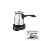 Çelik Elektrikli Cezve Türk Kahve Makinesi - 6Fincan=500Ml 360° Kablosuz Kullanım Katlanır Kulp 600W Scm-9039 (5067)