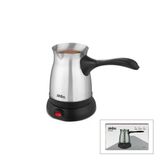 Çelik Elektrikli Cezve Türk Kahve Makinesi - 6Fincan=500Ml 360° Kablosuz Kullanım Katlanır Kulp Scm-9038 (5224)