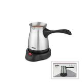 Çelik Elektrikli Cezve Türk Kahve Makinesi - 6Fincan=500Ml 360° Kullanim Katlanir Kulp 600W Scm-9039 (5047)