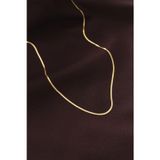 Çelik Gold Renk 60 Cm İnce İtalyan Zincir Kolye 5886