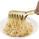 Çelik Gold Taraklı Mutfak Salata Makarna Spagetti Maşası Maşa CIN623SR - Çok Renkli