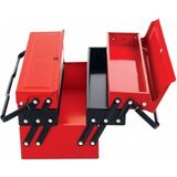 Çelik Gövdeli Profesyonel 5 Göz Metal Takım Çantası 51cm BüyükBoy 51x20x21 Endüstriyel Metal Çanta