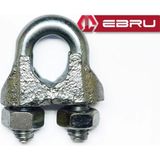 Çelik Halat Bağlama, Düğüm, Klemens 8 mm - 25 Adet - Renkli
