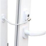 Celik Halatli Kilit Pvc Pencere Emniyet Cocuk Kilidi (100 Adet)