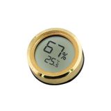 Çelik Hygrometer Dijital Puro kutusu Sıcaklık ve Nem ölçer ra53sr