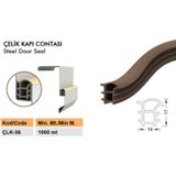 Çelik Kapı Kasa Fitili / Çelik Kapı Kanat Contası Fitili Çlk-36-Siyah-6 Metre