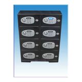 Çelik Kasa Dünyası 8 Gözlü Lcd Ekranda Işlemleri Gösteren Elektronik Şifreli