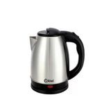 Çelik Kettle Elektrikli Su Isıtıcısı Paslanmaz Çelik Gizli Rezistans 360° 1.8Lt 1500W Kk-3331 (5433)
