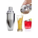 Çelik Kokteyl Shaker Biradlı 350CC