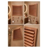 ÇELİK MENFEZ Bakır Banyo menfezi 35x35 Dış Ölçü