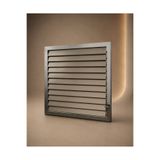 ÇELİK MENFEZ Bronz alüminyum banyo menfezi arkadan fanlı 35X45 CM