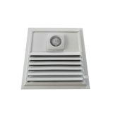 ÇELİK MENFEZ FANLI BANYO MENFEZİ 35X35 CM DIS ÖLÇÜSÜ ALÜMİNYUM - BEYAZ