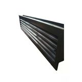 ÇELİK MENFEZ KAPI MENFEZİ 45X10 CM OLCUSUNDE PLASTİK-MAT SIYAH