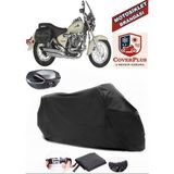 Çelik Motor Crown 250 Branda Siyah Arka Çanta Uyumlu(Topcase) Motosiket Brandası Motor Örtüsü Çadır Su Geçirmez Motosiklet Kılıfı Motor Brandası,lastikli,taşıma Torbalı